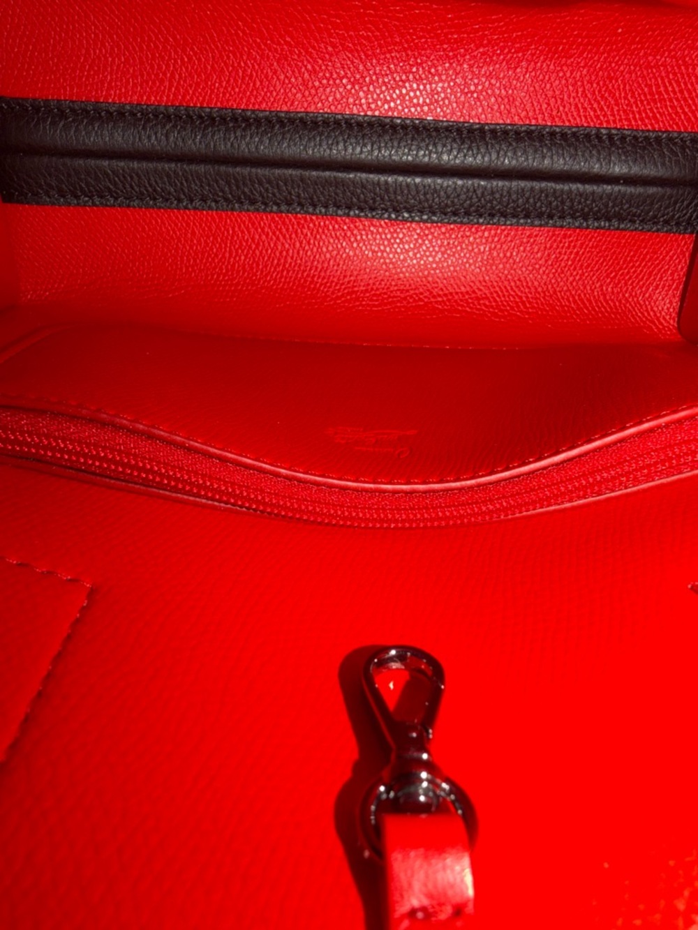 Brand new Christian Louboutin Black Leather mini tote style: by my side - Picture 4 of 5